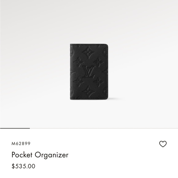 Louis Vuitton pocket organizer black leather - Picture 5 of 7